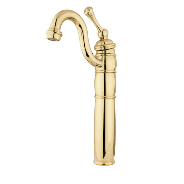 Vessel Sink Faucet, Polished Brass